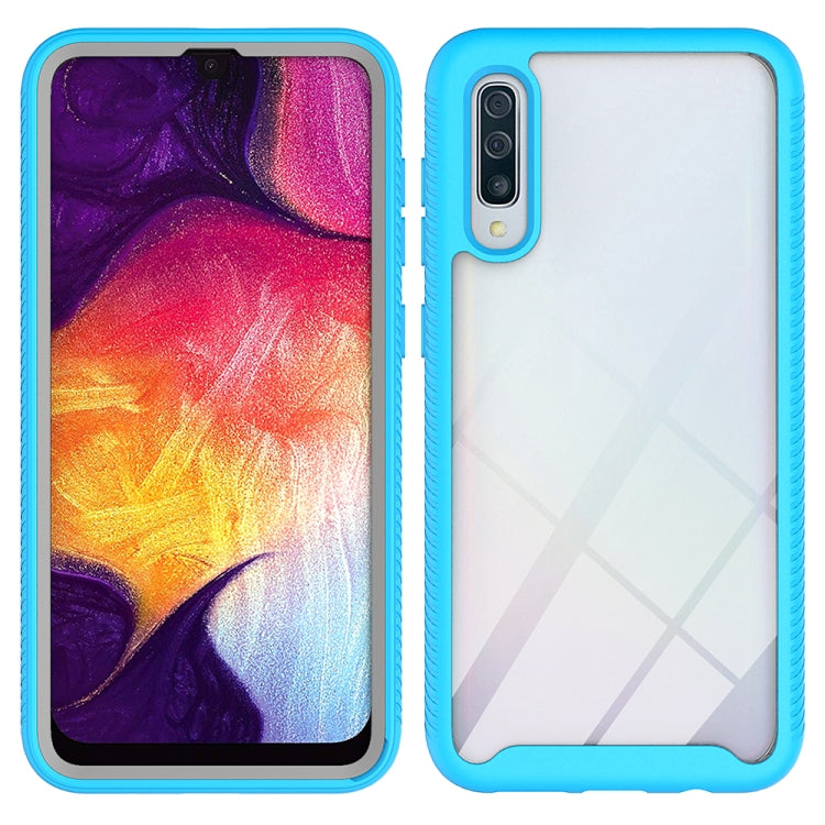 For Samsung Galaxy A50 Starry Sky Solid Color Series Shockproof PC + TPU Protective Case