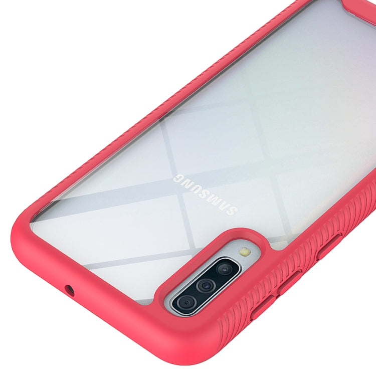 For Samsung Galaxy A50 Starry Sky Solid Color Series Shockproof PC + TPU Protective Case