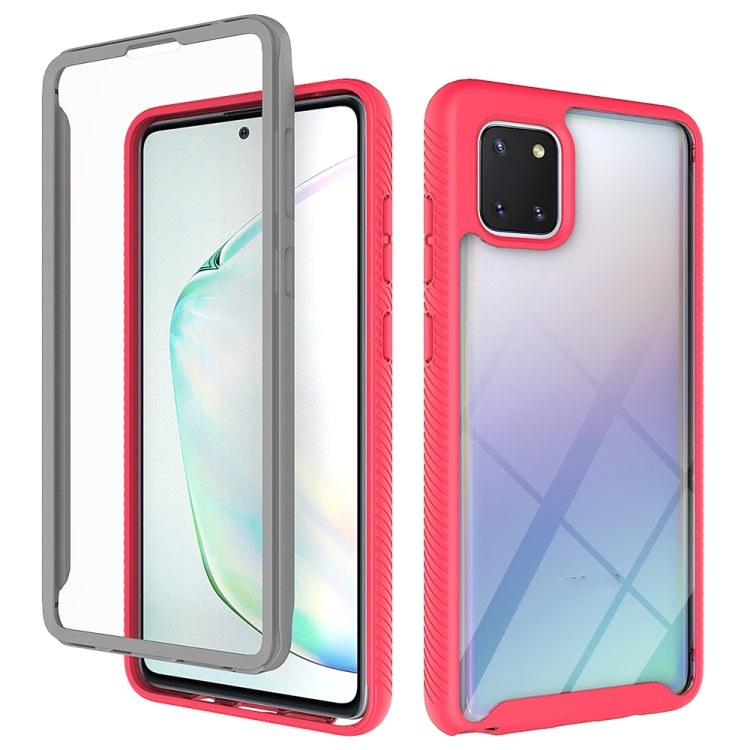 For Samsung Galaxy Note 10 Lite Starry Sky Solid Color Series Shockproof PC + TPU Protective Case