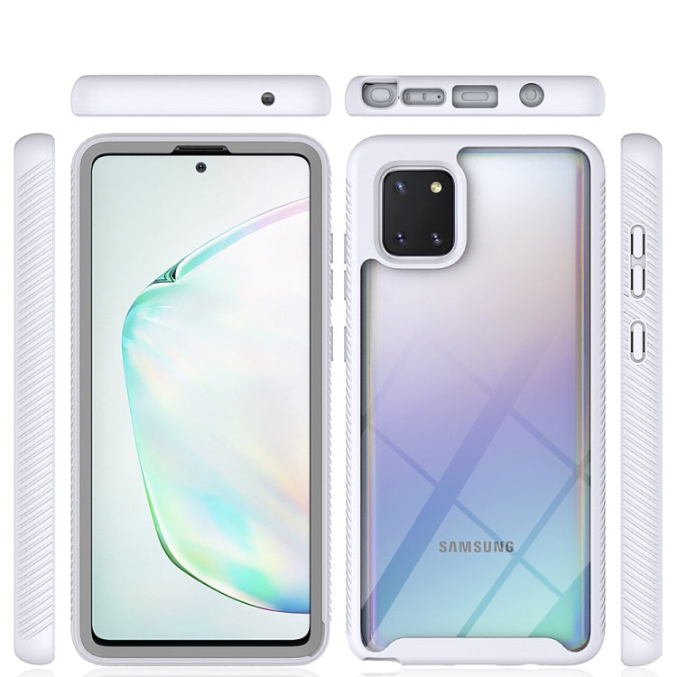 For Samsung Galaxy Note 10 Lite Starry Sky Solid Color Series Shockproof PC + TPU Protective Case