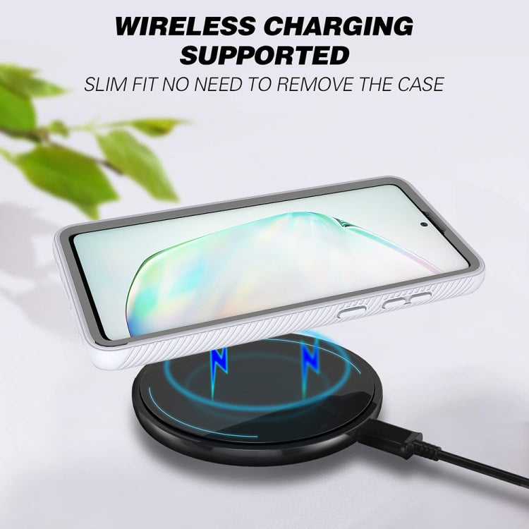 For Samsung Galaxy Note 10 Lite Starry Sky Solid Color Series Shockproof PC + TPU Protective Case