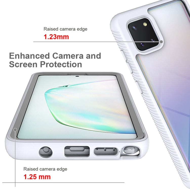 For Samsung Galaxy Note 10 Lite Starry Sky Solid Color Series Shockproof PC + TPU Protective Case