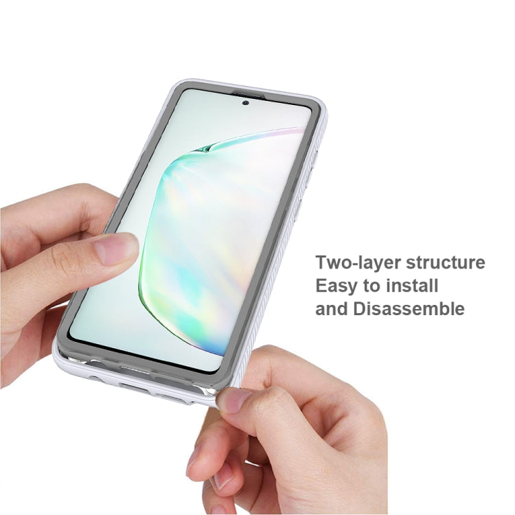 For Samsung Galaxy Note 10 Lite Starry Sky Solid Color Series Shockproof PC + TPU Protective Case