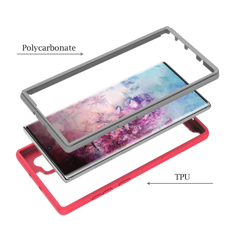 For Samsung Galaxy Note 10 Plus Starry Sky Solid Color Series Shockproof PC + TPU Protective Case