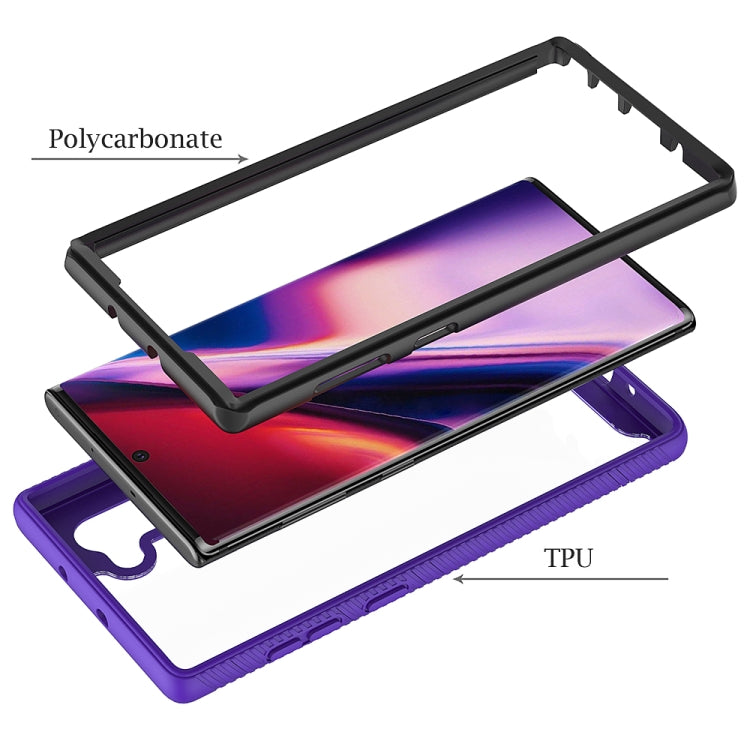 For Samsung Galaxy Note 10 Starry Sky Solid Color Series Shockproof PC + TPU Protective Case