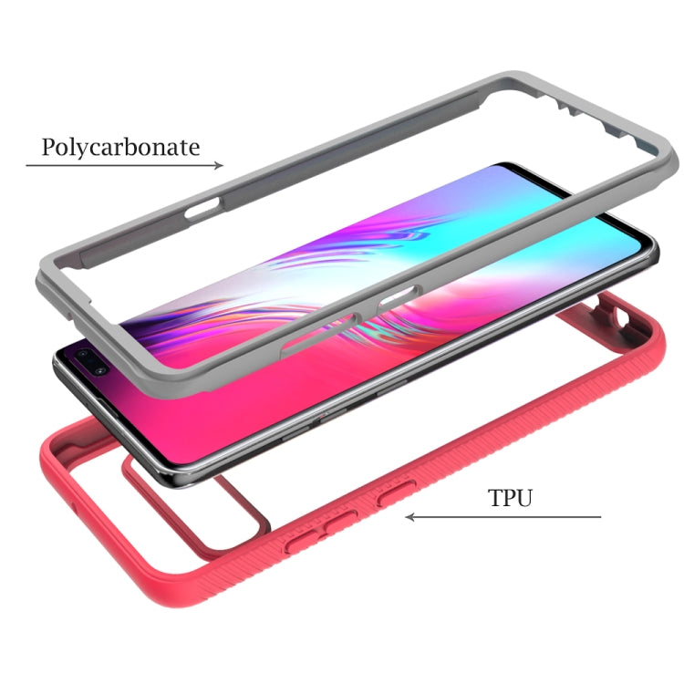 For Samsung Galaxy S10 5G Starry Sky Solid Color Series Shockproof PC + TPU Protective Case