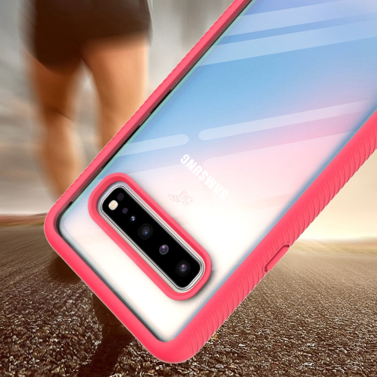 For Samsung Galaxy S10 5G Starry Sky Solid Color Series Shockproof PC + TPU Protective Case