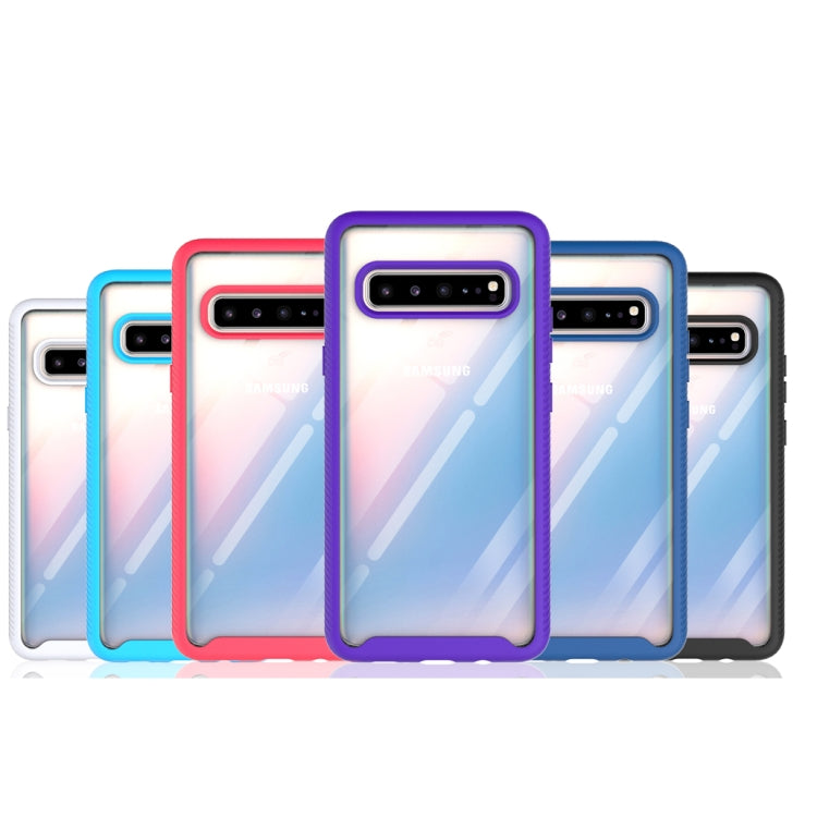 For Samsung Galaxy S10 5G Starry Sky Solid Color Series Shockproof PC + TPU Protective Case