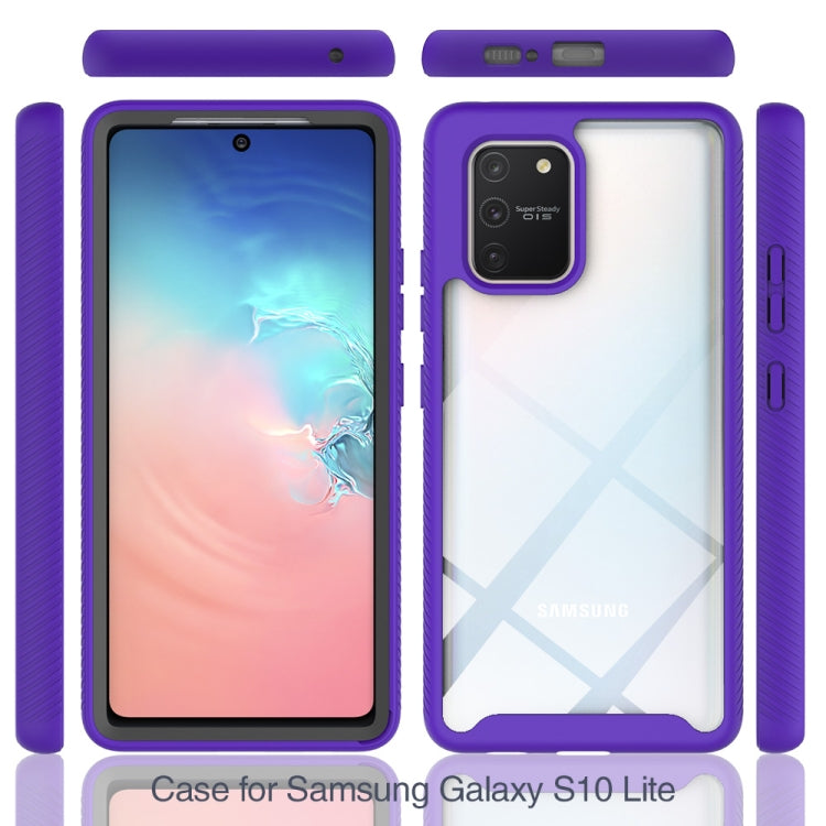 For Samsung Galaxy S10 Lite Starry Sky Solid Color Series Shockproof PC + TPU Protective Case