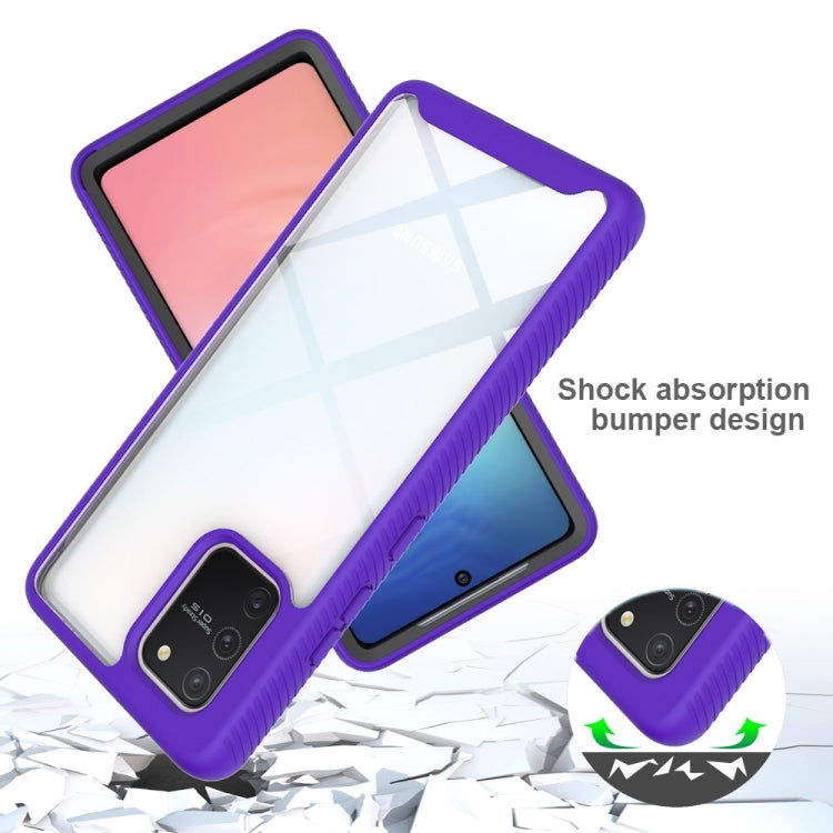 For Samsung Galaxy S10 Lite Starry Sky Solid Color Series Shockproof PC + TPU Protective Case