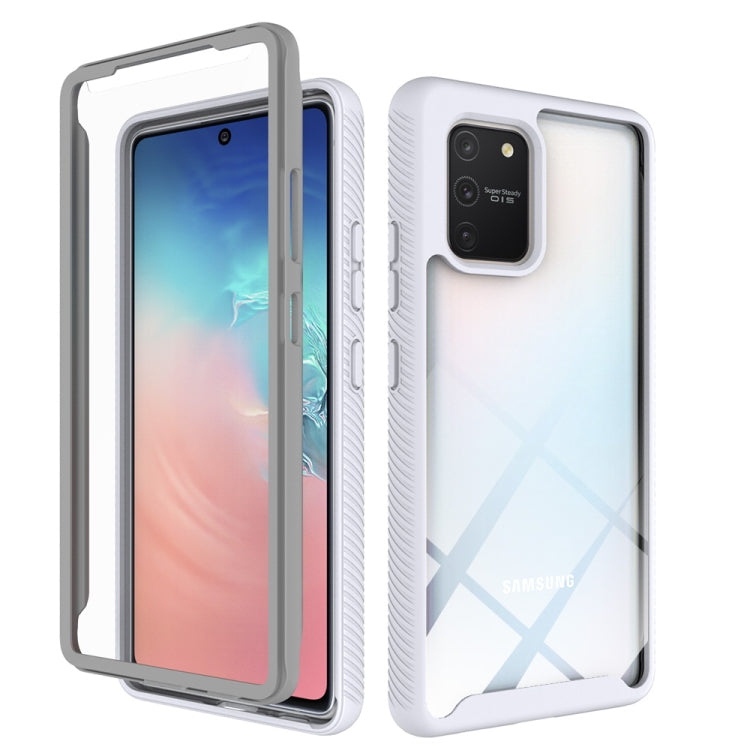 For Samsung Galaxy S10 Lite Starry Sky Solid Color Series Shockproof PC + TPU Protective Case