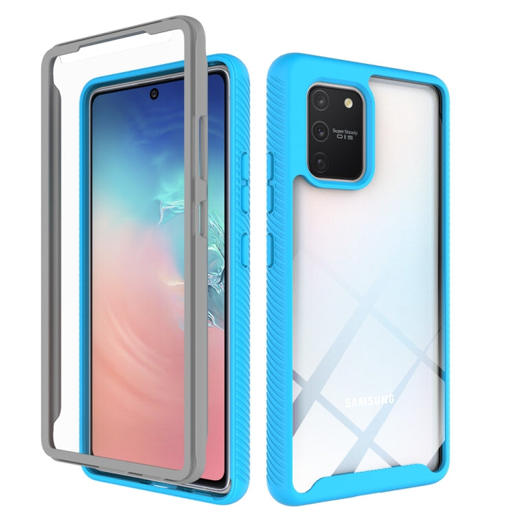For Samsung Galaxy S10 Lite Starry Sky Solid Color Series Shockproof PC + TPU Protective Case