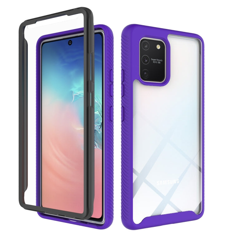 For Samsung Galaxy S10 Lite Starry Sky Solid Color Series Shockproof PC + TPU Protective Case