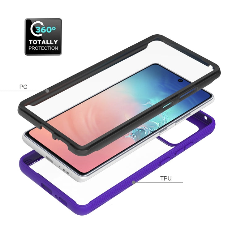 For Samsung Galaxy S10 Lite Starry Sky Solid Color Series Shockproof PC + TPU Protective Case
