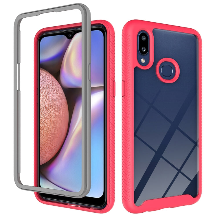 For Samsung Galaxy A10s Starry Sky Solid Color Series Shockproof PC + TPU Protective Case