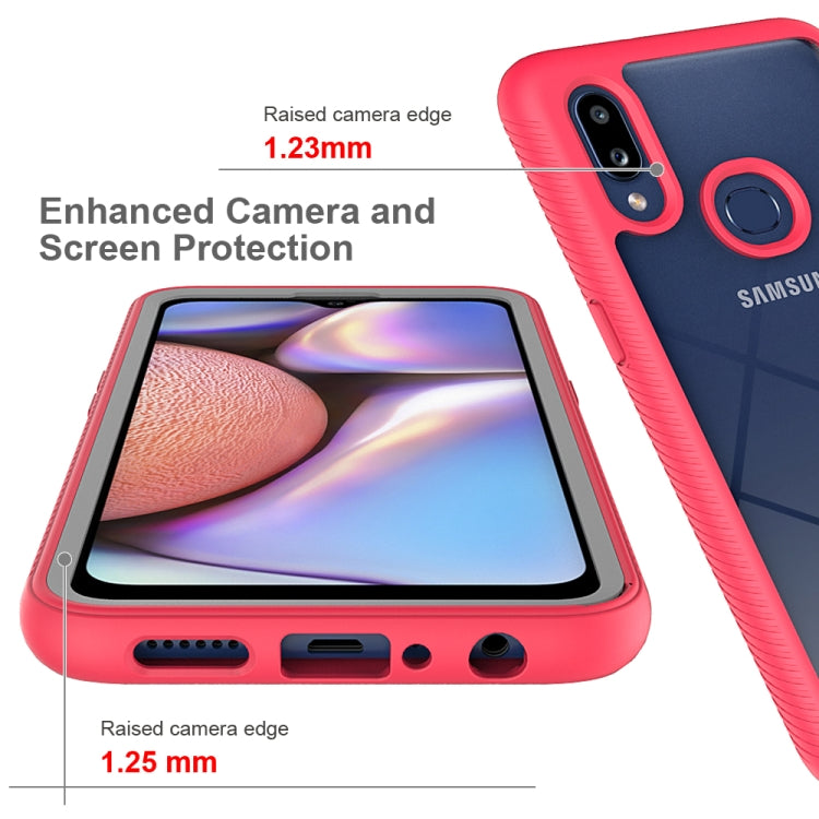 For Samsung Galaxy A10s Starry Sky Solid Color Series Shockproof PC + TPU Protective Case