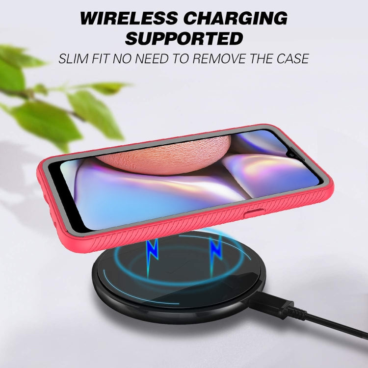 For Samsung Galaxy A10s Starry Sky Solid Color Series Shockproof PC + TPU Protective Case