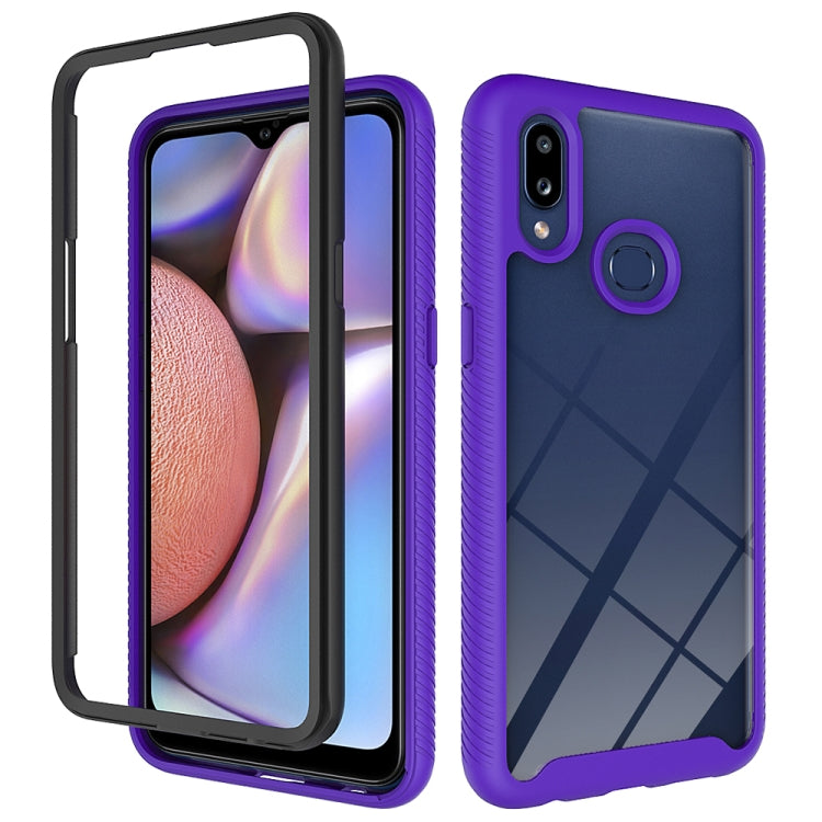 For Samsung Galaxy A10s Starry Sky Solid Color Series Shockproof PC + TPU Protective Case