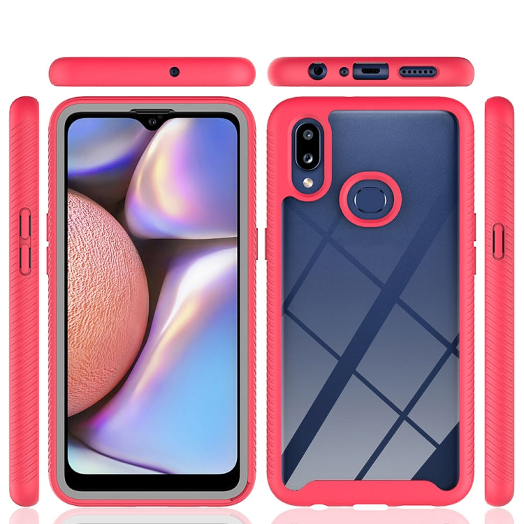 For Samsung Galaxy A10s Starry Sky Solid Color Series Shockproof PC + TPU Protective Case