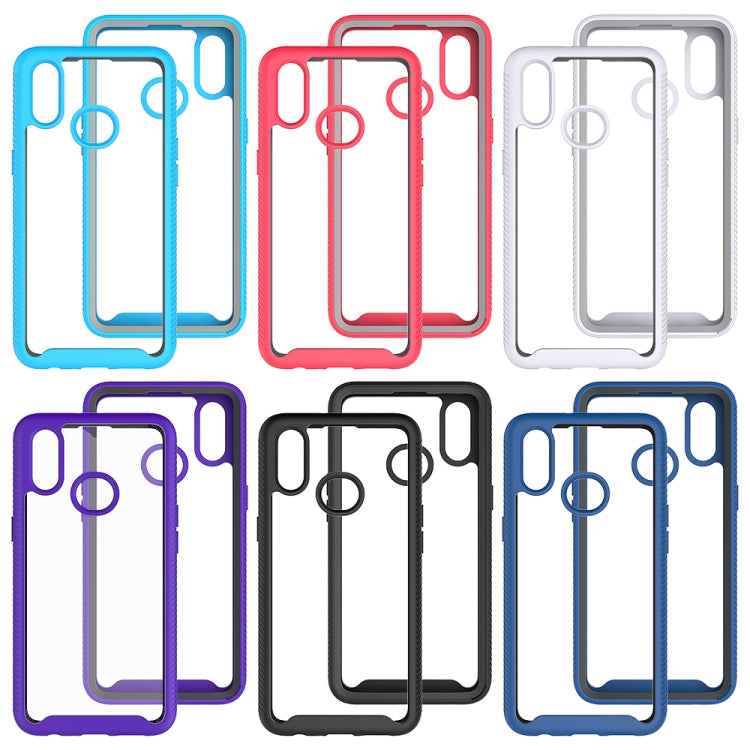For Samsung Galaxy A10s Starry Sky Solid Color Series Shockproof PC + TPU Protective Case