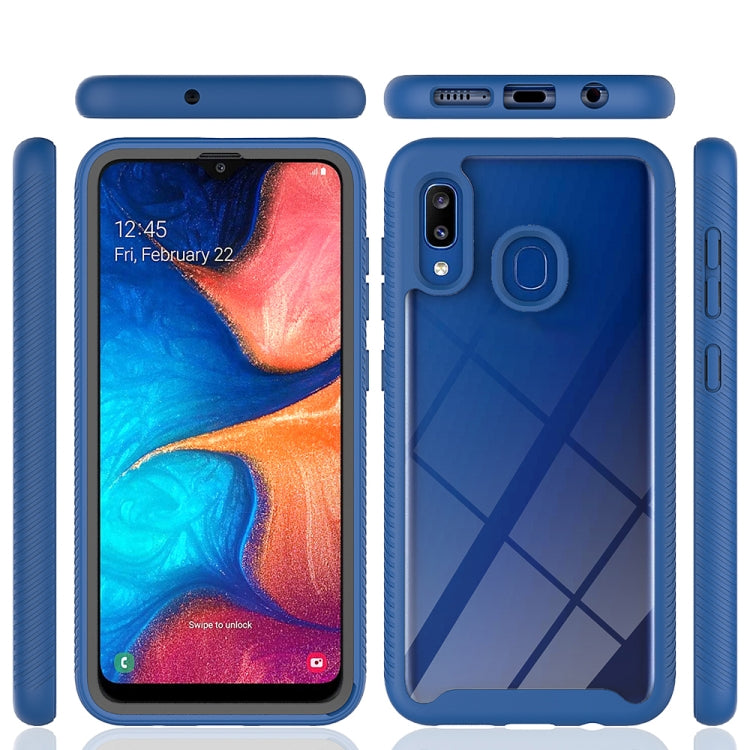 For Samsung Galaxy A20 / A30 Starry Sky Solid Color Series Shockproof PC + TPU Protective Case