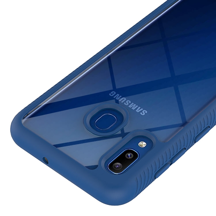 For Samsung Galaxy A20 / A30 Starry Sky Solid Color Series Shockproof PC + TPU Protective Case