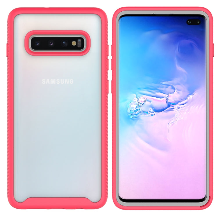 For Samsung Galaxy S10 Plus Starry Sky Solid Color Series Shockproof PC + TPU Protective Case