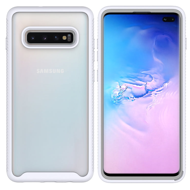 For Samsung Galaxy S10 Plus Starry Sky Solid Color Series Shockproof PC + TPU Protective Case