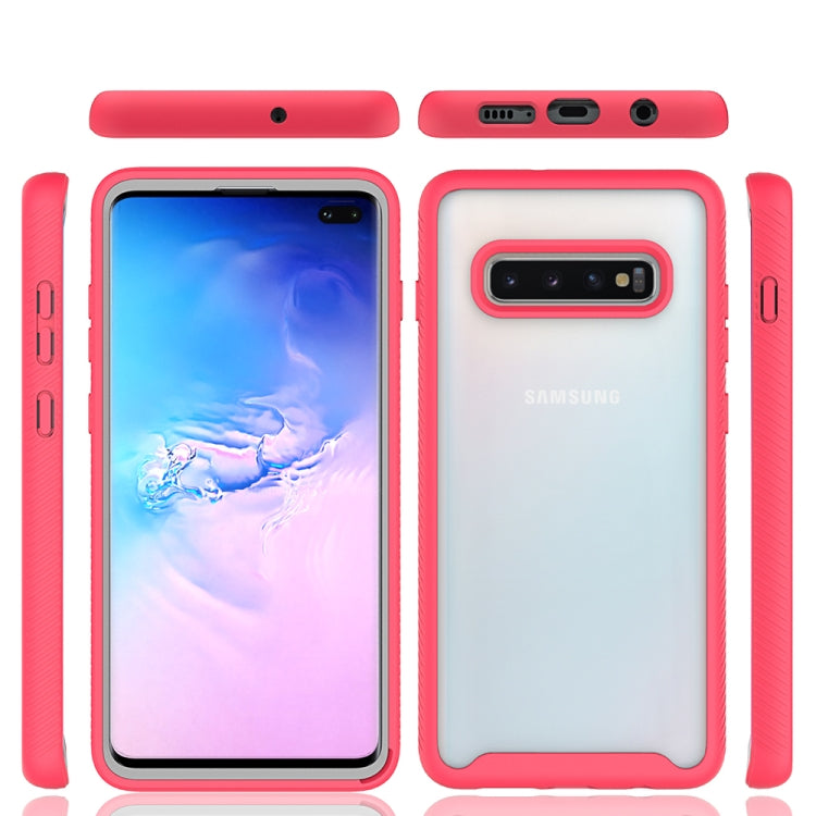 For Samsung Galaxy S10 Plus Starry Sky Solid Color Series Shockproof PC + TPU Protective Case