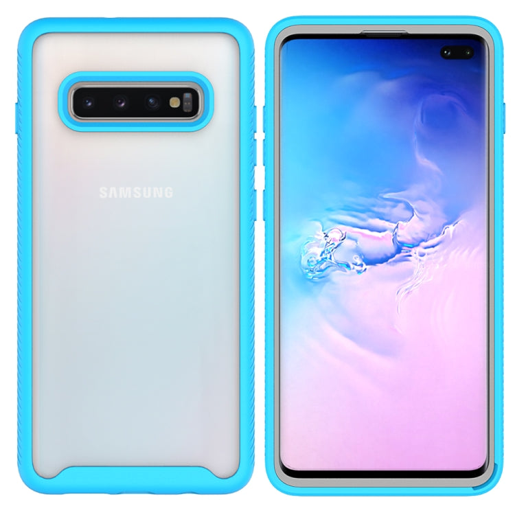For Samsung Galaxy S10 Plus Starry Sky Solid Color Series Shockproof PC + TPU Protective Case