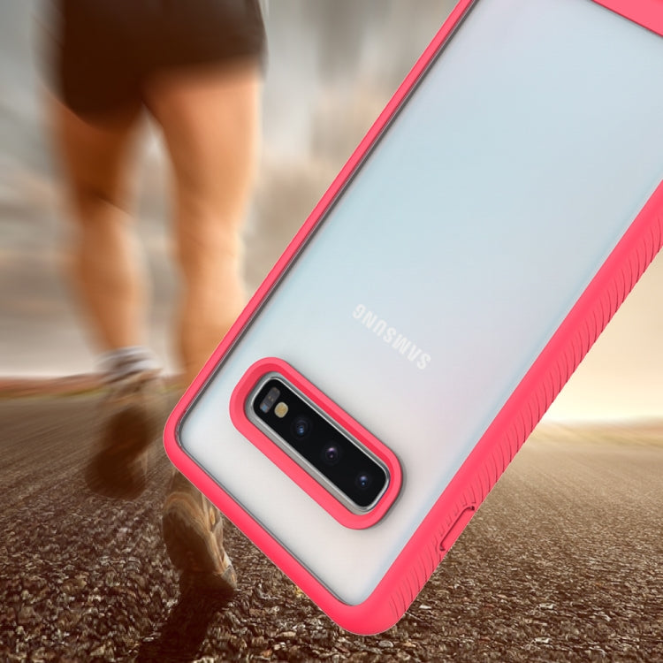 For Samsung Galaxy S10 Plus Starry Sky Solid Color Series Shockproof PC + TPU Protective Case