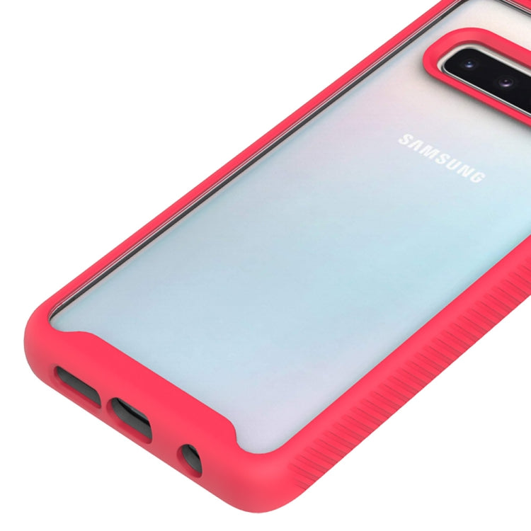 For Samsung Galaxy S10 Starry Sky Solid Color Series Shockproof PC + TPU Protective Case