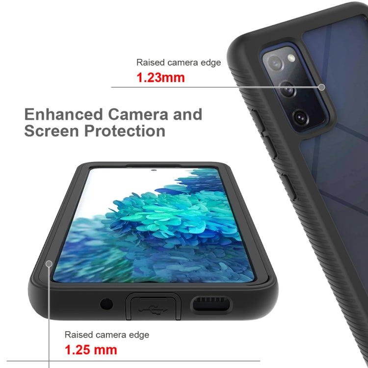 For Samsung Galaxy S20 FE Starry Sky Solid Color Series Shockproof PC + TPU Protective Case