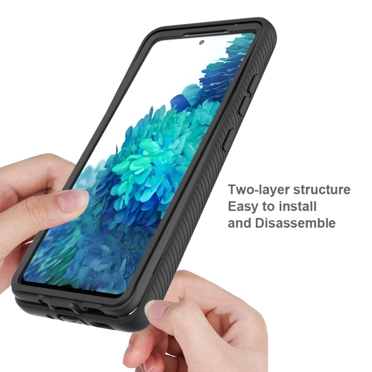 For Samsung Galaxy S20 FE Starry Sky Solid Color Series Shockproof PC + TPU Protective Case