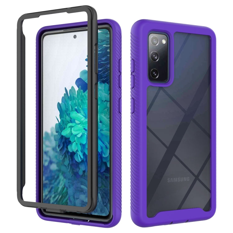 For Samsung Galaxy S20 FE Starry Sky Solid Color Series Shockproof PC + TPU Protective Case