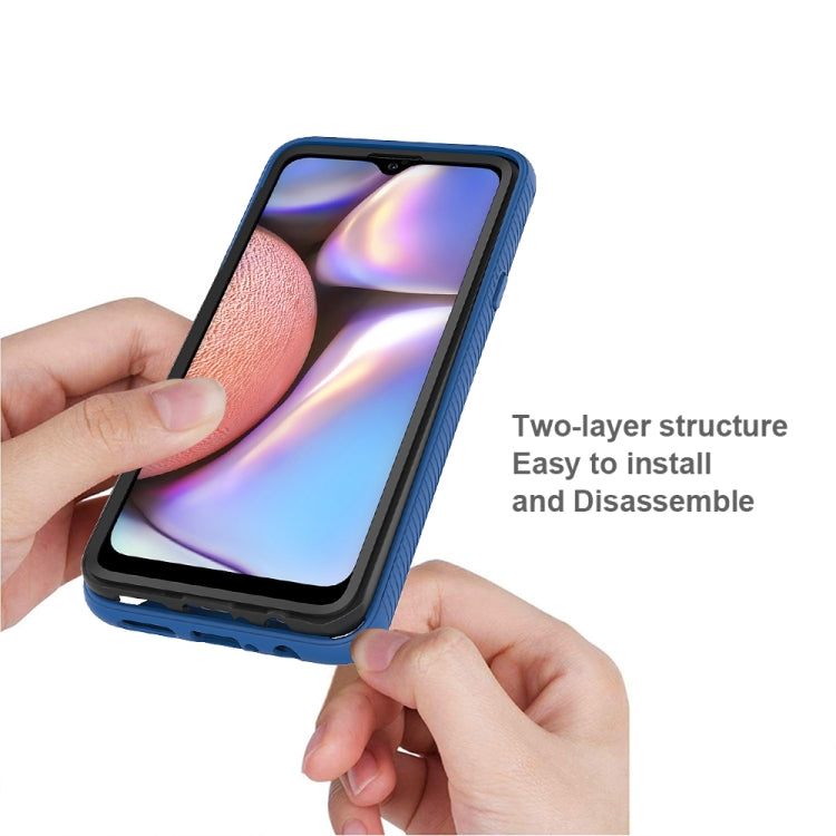 For Samsung Galaxy A20s Starry Sky Solid Color Series Shockproof PC + TPU Protective Case