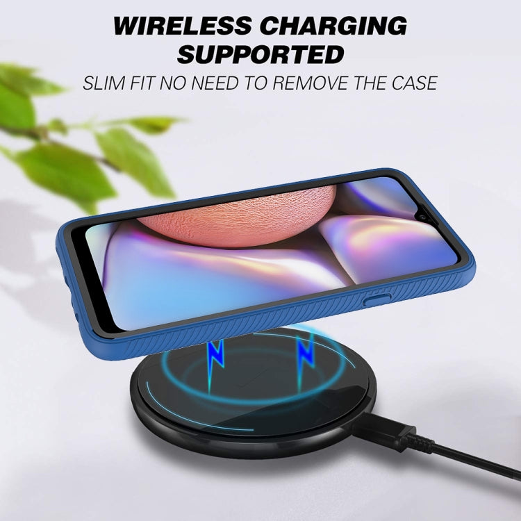 For Samsung Galaxy A20s Starry Sky Solid Color Series Shockproof PC + TPU Protective Case