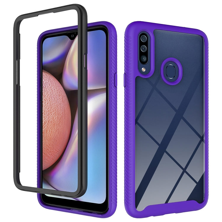 For Samsung Galaxy A20s Starry Sky Solid Color Series Shockproof PC + TPU Protective Case