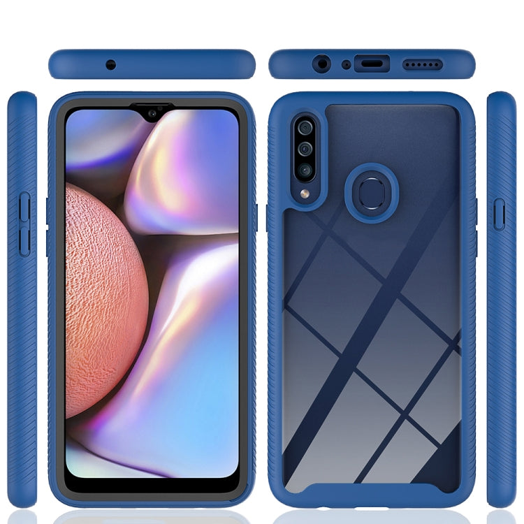 For Samsung Galaxy A20s Starry Sky Solid Color Series Shockproof PC + TPU Protective Case