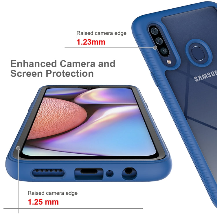 For Samsung Galaxy A20s Starry Sky Solid Color Series Shockproof PC + TPU Protective Case