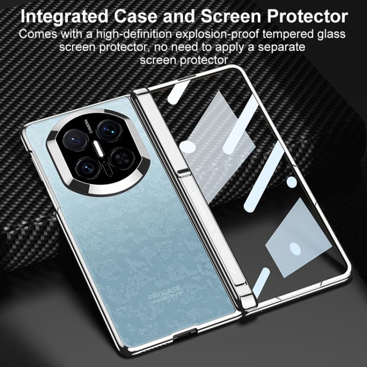 For Huawei Mate X7 GKK HD Magnetic Fold Holder Hinge Integrated Phone Case