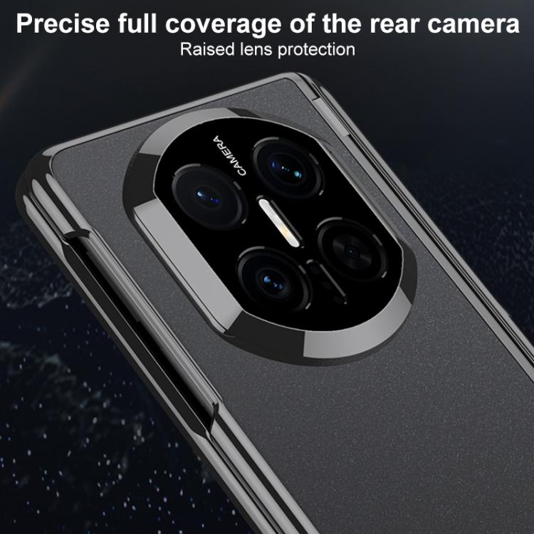 For Huawei Mate X7 GKK HD Magnetic Fold Holder Hinge Integrated Phone Case