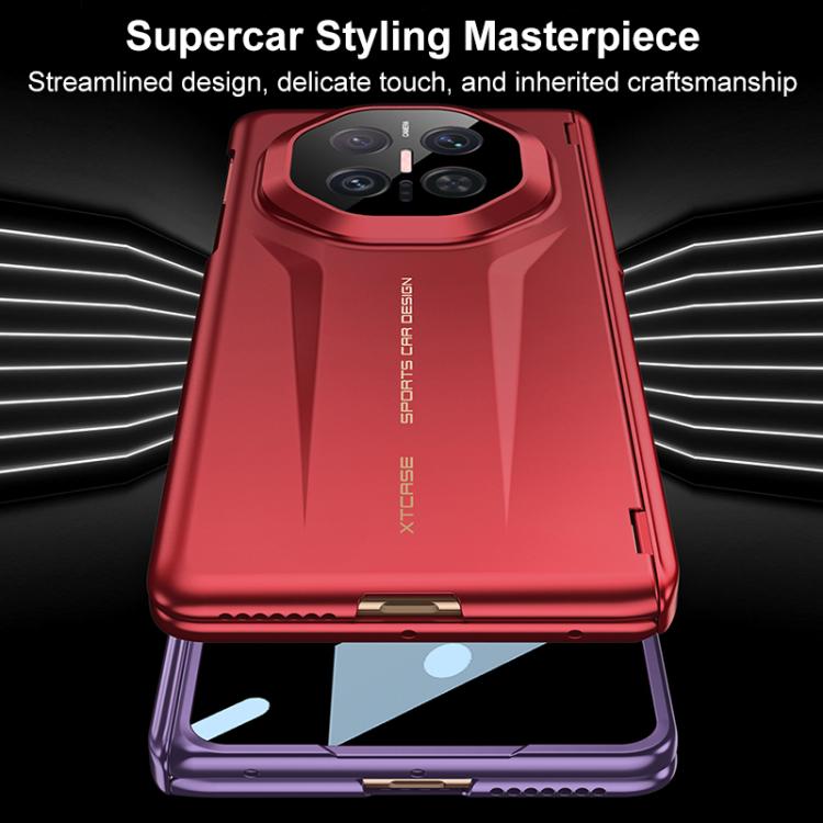 For Huawei Mate X7 GKK Magnetic Hinge Fold Holder HD Film Integrated Phone Case