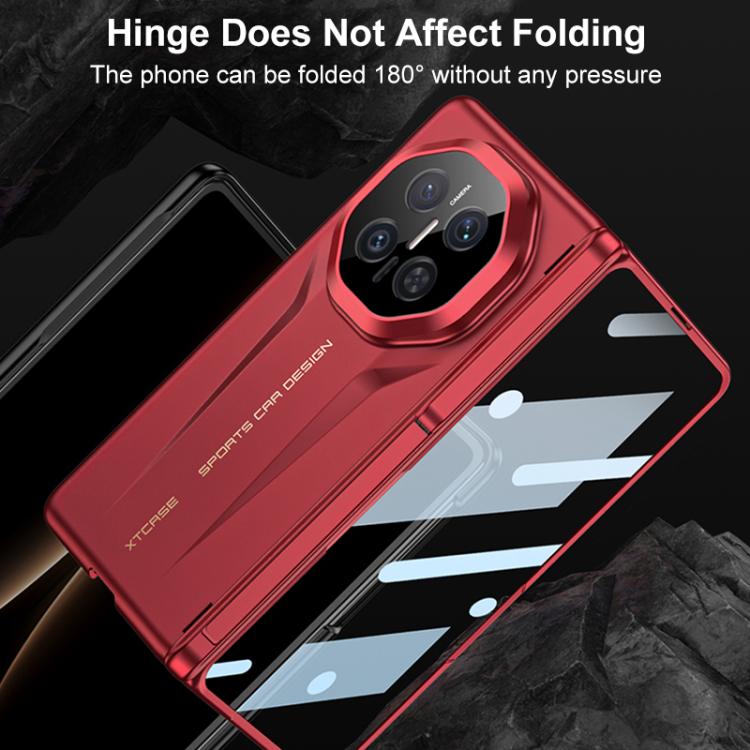 For Huawei Mate X7 GKK Magnetic Hinge Fold Holder HD Film Integrated Phone Case