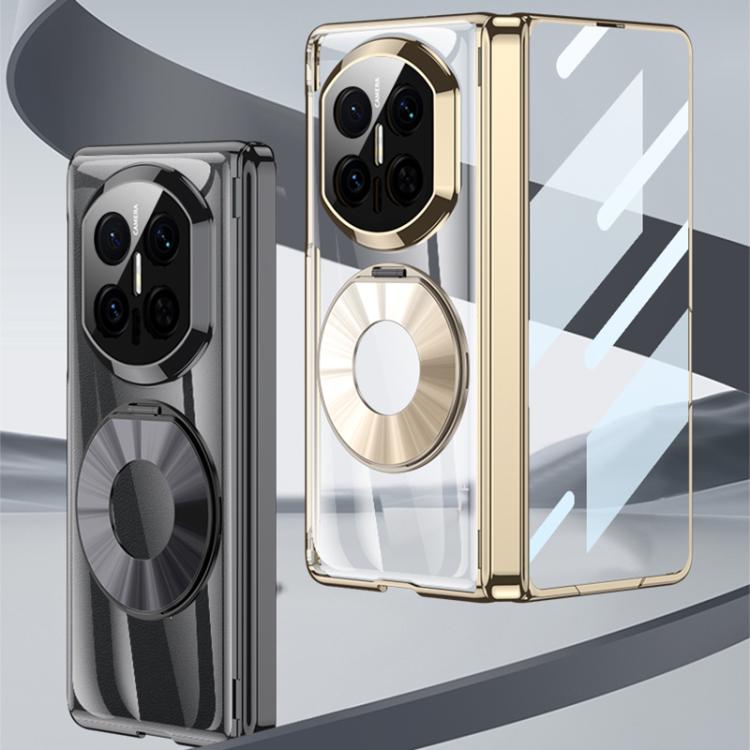 For Huawei Mate X7 GKK Fold Hinge Phantom Laser Magnetic Holder HD Film Integrated Phone Case