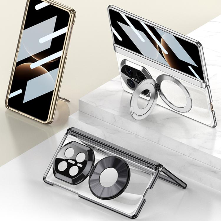 For Huawei Mate X7 GKK Fold Hinge Phantom Laser Magnetic Holder HD Film Integrated Phone Case