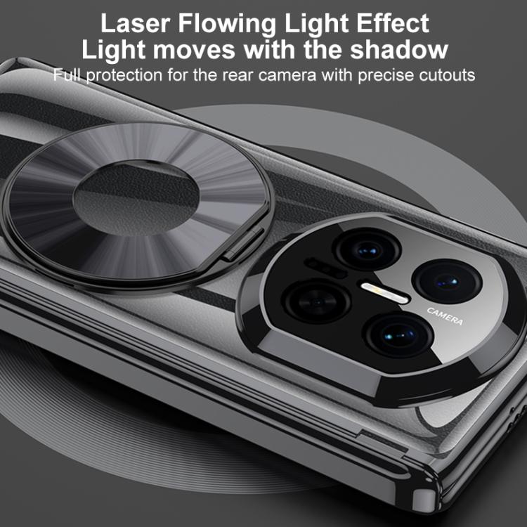 For Huawei Mate X7 GKK Fold Hinge Phantom Laser Magnetic Holder HD Film Integrated Phone Case