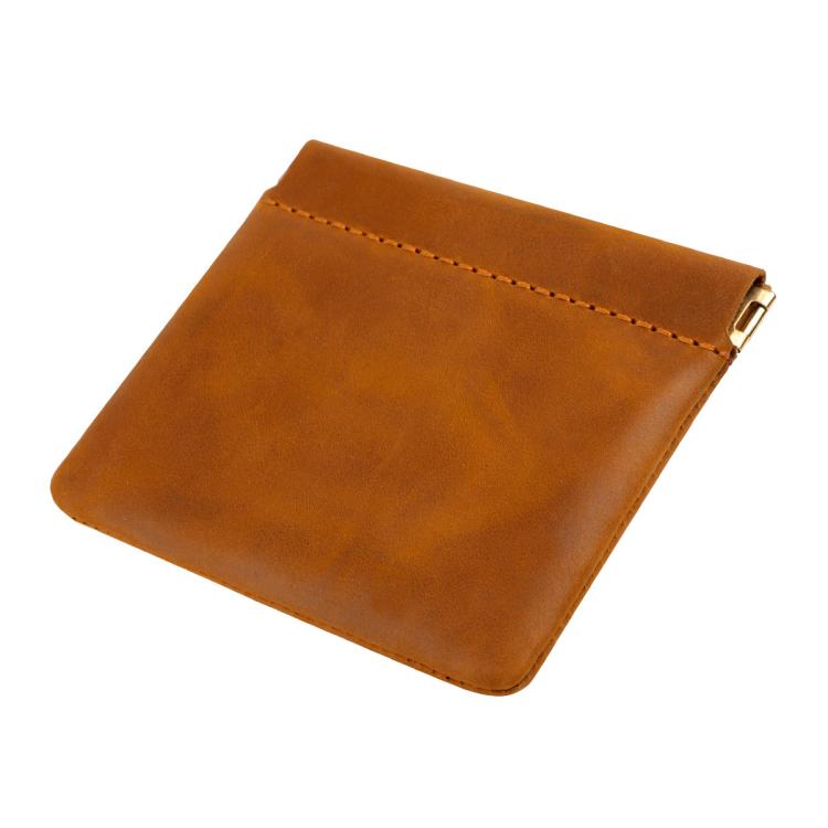 Vintage Crazy Horse Genuine Leather Coin Purse Lipstick Car Key Storage Bag