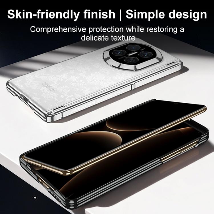 For Huawei Mate X7 GKK Magnetic Dual Hinge AG Phantom Phone Case with Holder