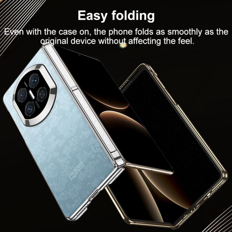 For Huawei Mate X7 GKK Magnetic Dual Hinge AG Phantom Phone Case with Holder